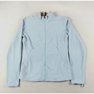 Vintage Nike ACG Therma Fit Fleece Jacket Youth Medium‎ Blue Full Zip Cozy 90s